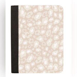 Erin Condren Leopard Large Stand Up Tablet Lrg Folio Planner Tech Organizer NWOT